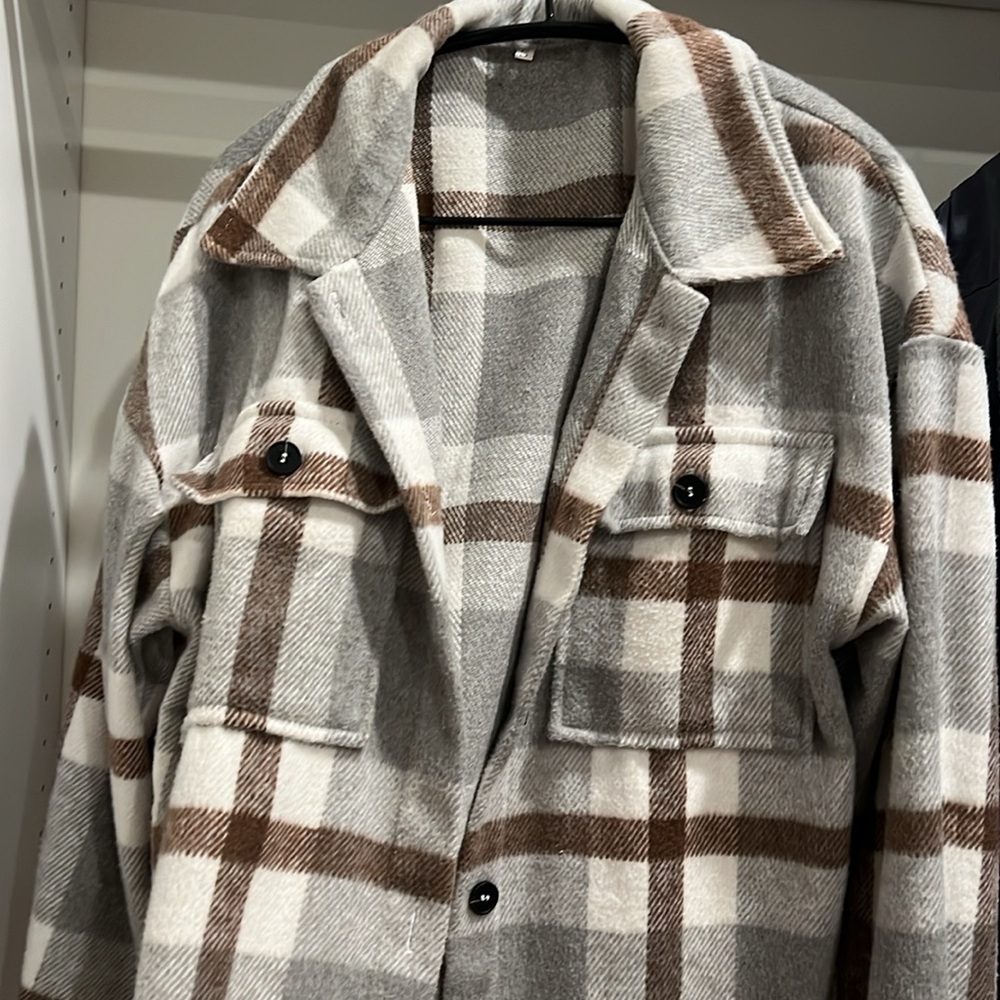 Plaid Shacket - Picture 2 of 4